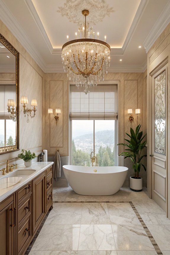 transform bathroom with lighting