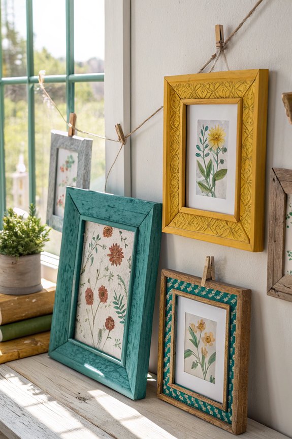 transform old frames creatively