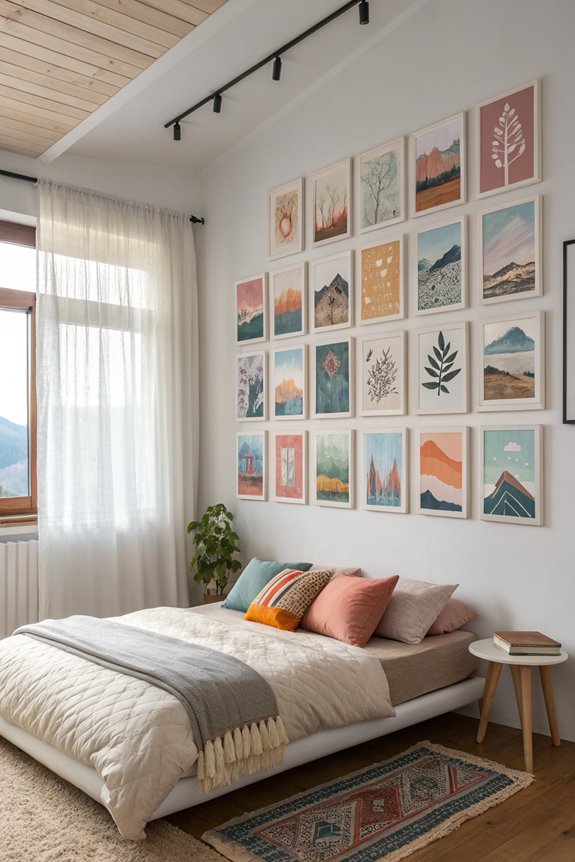 vertical wall art displays