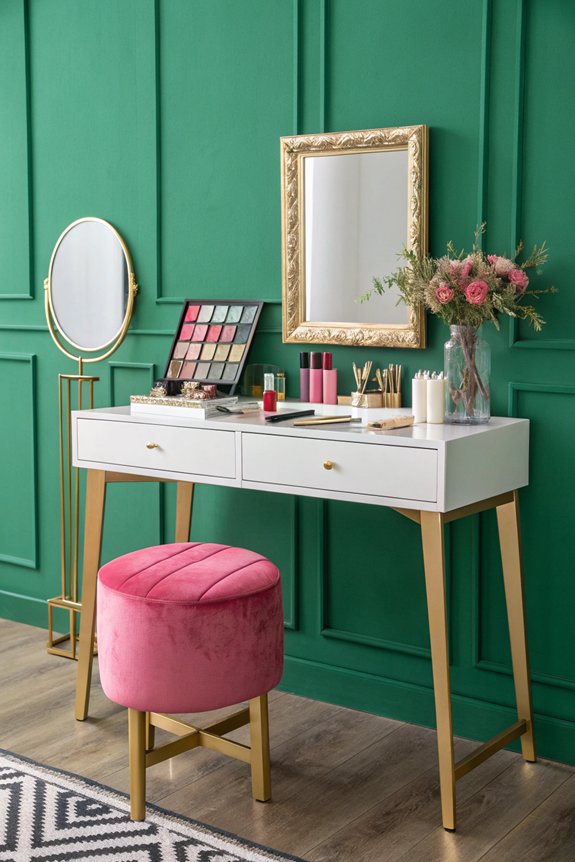 vibrant bold vanity designs