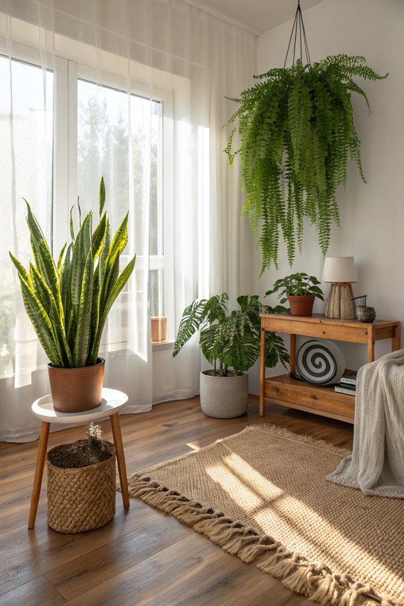 vibrant indoor plant oasis