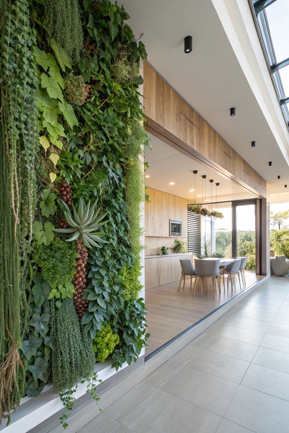 vibrant living wall creation