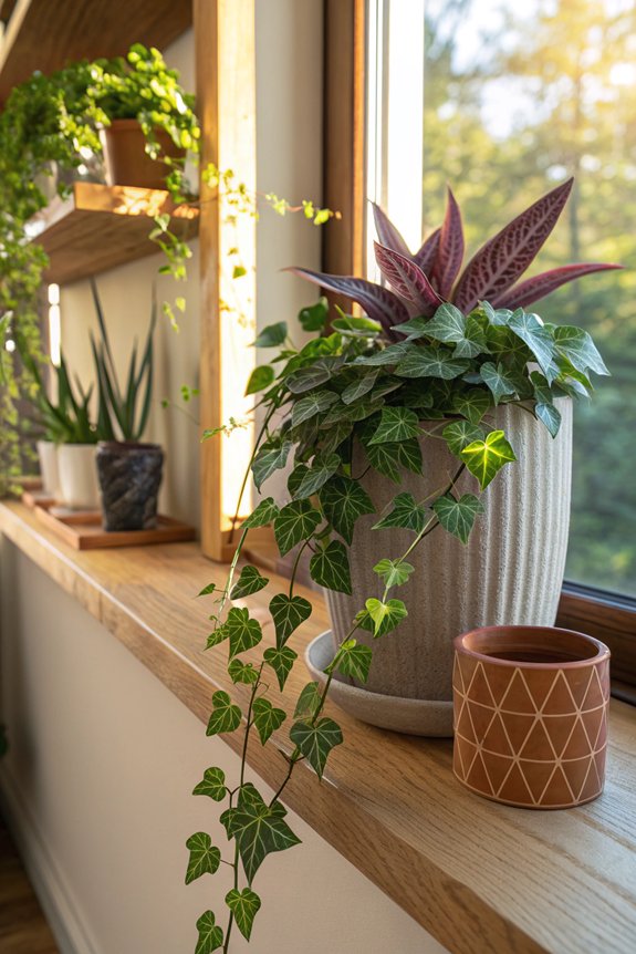 vibrant potted plant decor