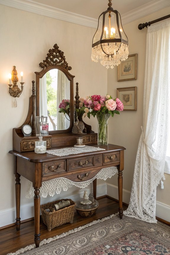vintage vanity decor essentials