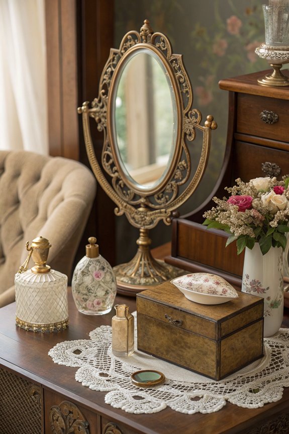 vintage vanity display tips