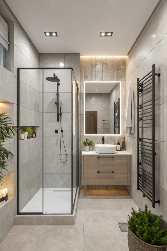 walk in shower space upgrade