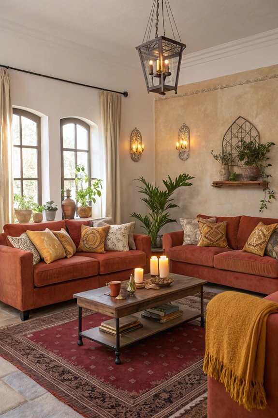 warm color palette tips