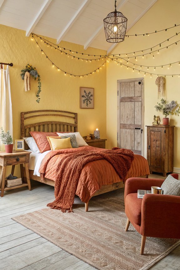 warm inviting color palette