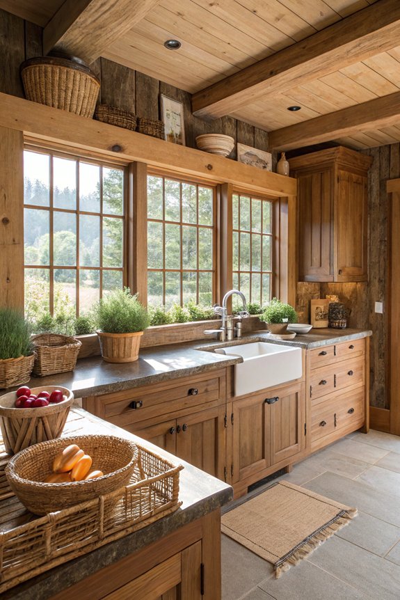 warm inviting wood kitchens