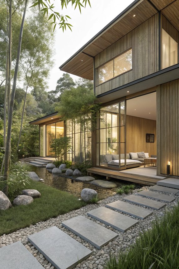 zen outdoor relaxation space